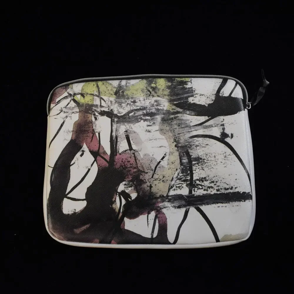 Neiman Marcus Proenza Schouler Abstract Art Small Clutch Tablet Case 11in x 9in